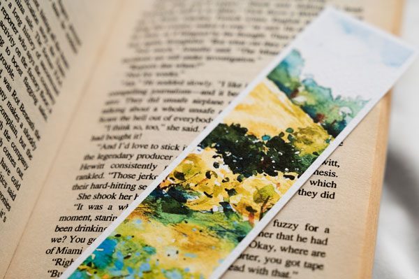 high-angle-bookmark-book-assortment